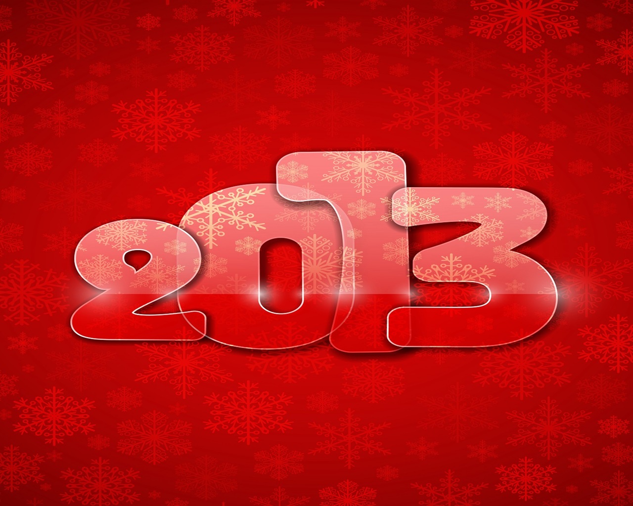 2013 New Year theme creative wallpaper(2) #10 - 1280x1024