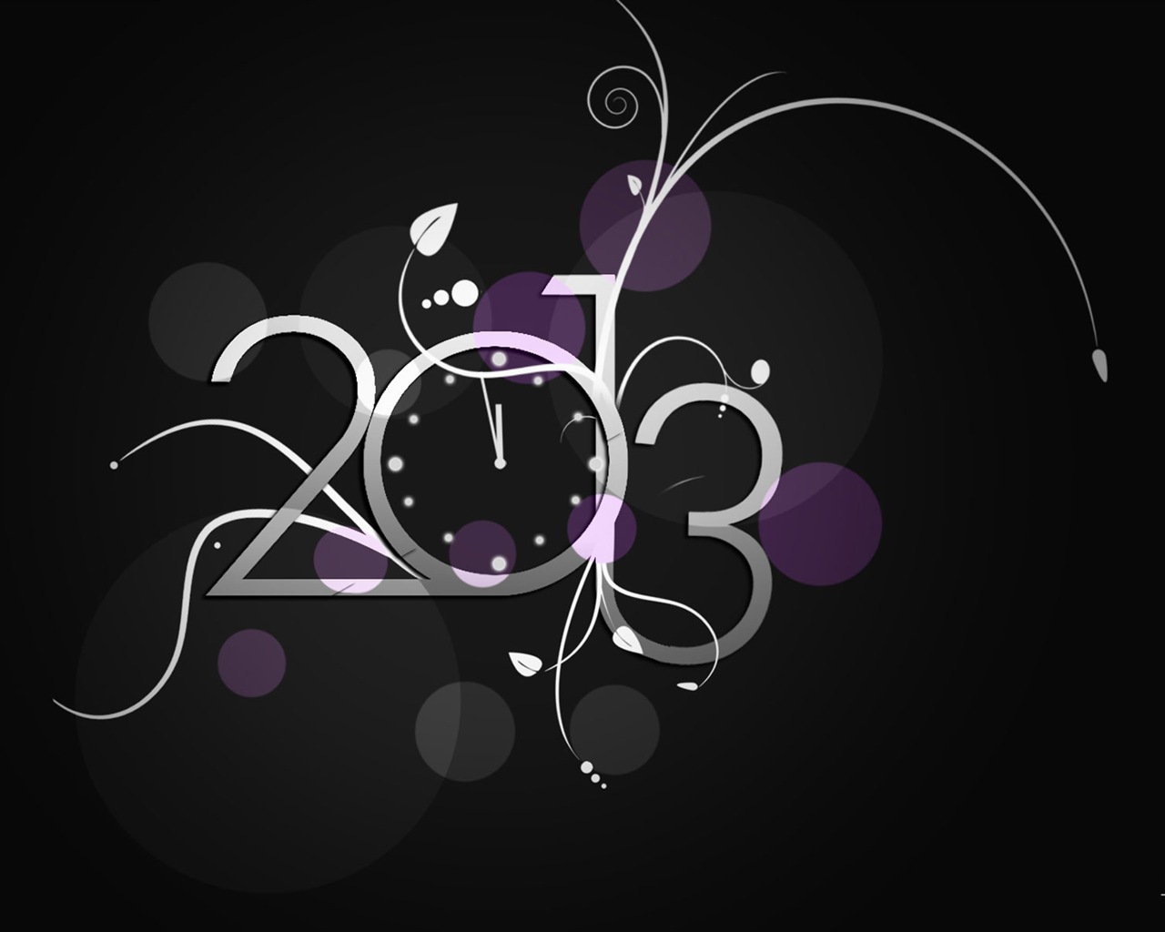 2013 Новый Год тема творческого обои (2) #12 - 1280x1024