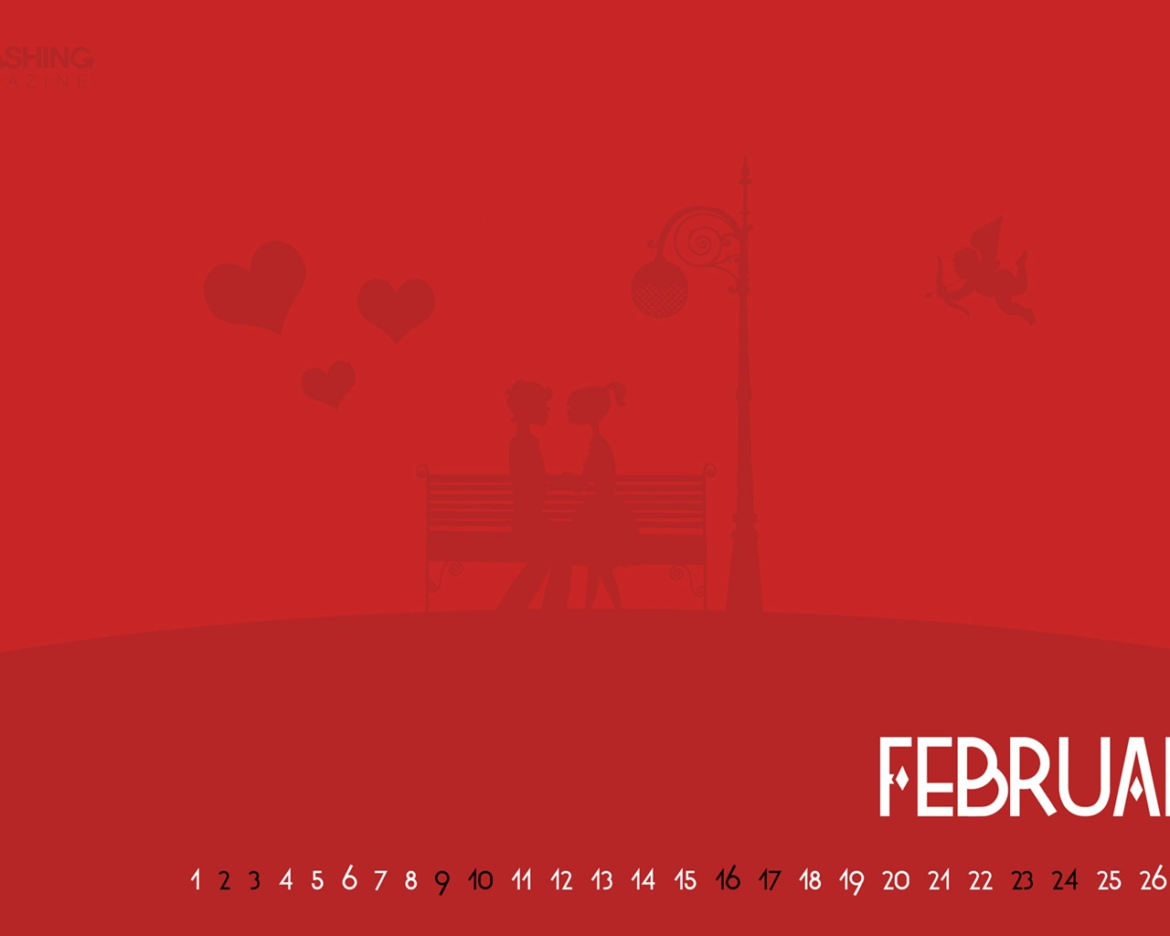 February 2013 Calendar wallpaper (2) #13 - 1280x1024