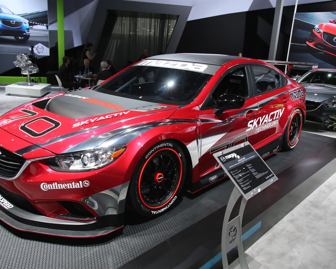 2013 Mazda 6 Skyactiv-D race car 马自达 高清壁纸1 - 1280x1024