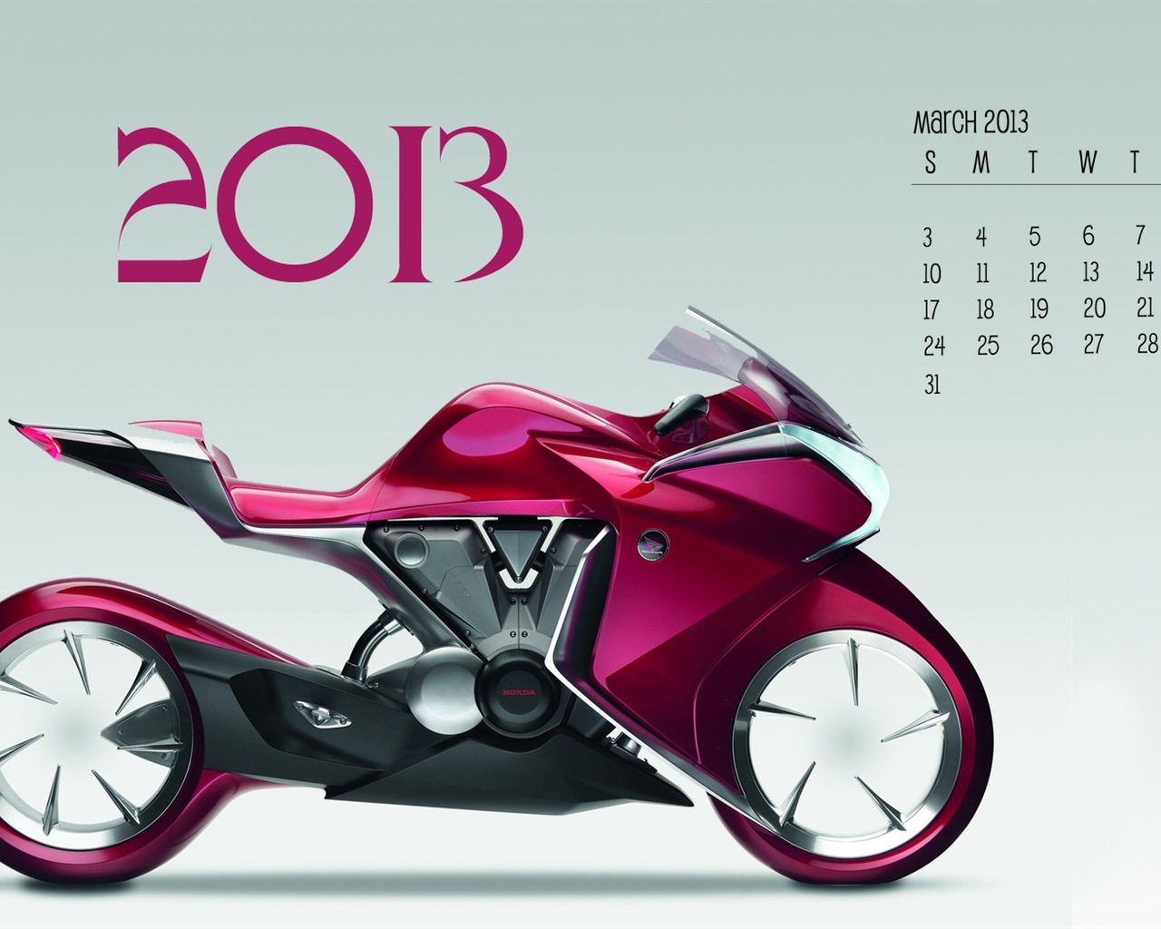 März 2013 Kalender Wallpaper (2) #19 - 1280x1024