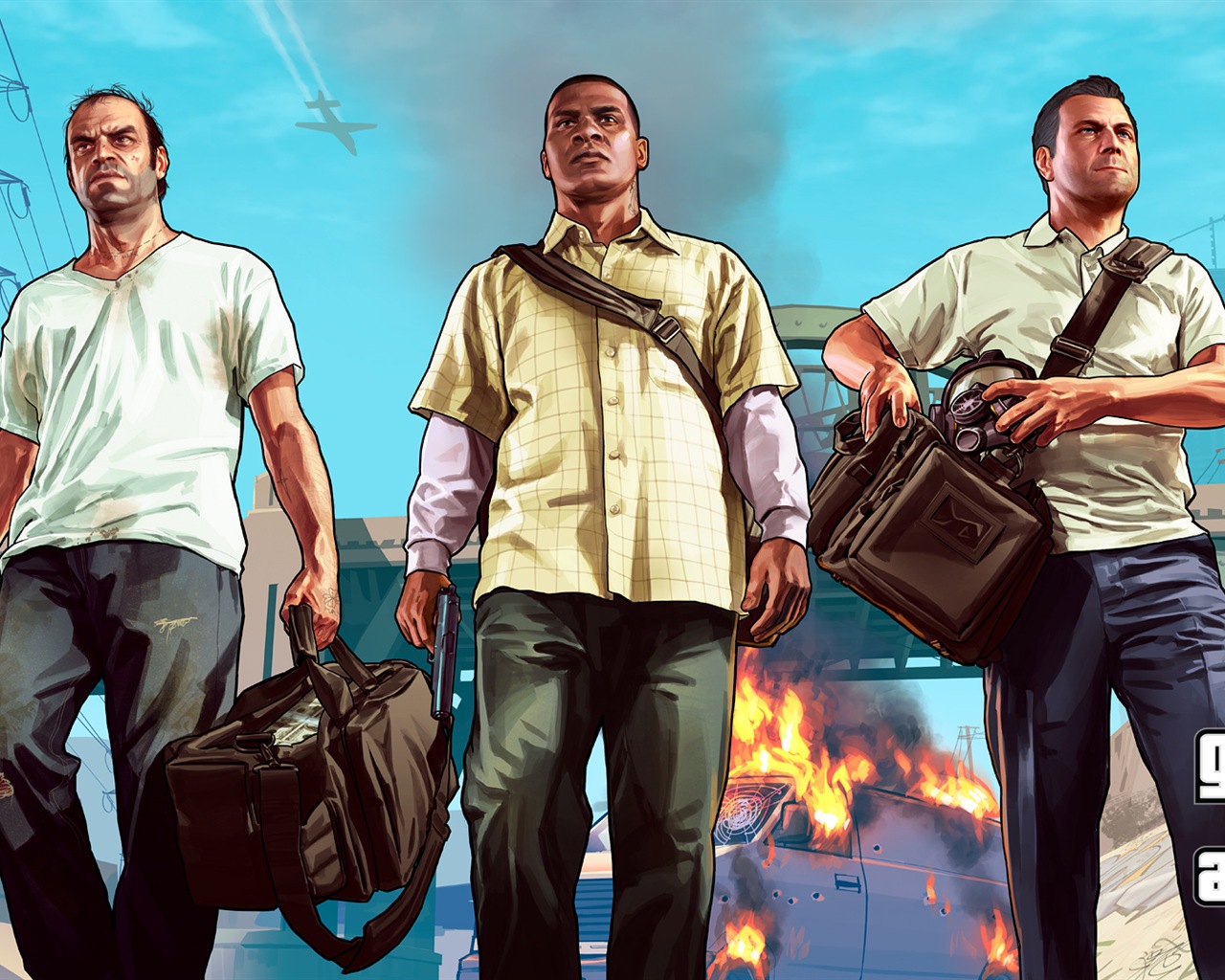 Grand Theft Auto V GTA 5 fonds d'écran de jeux HD #1 - 1280x1024