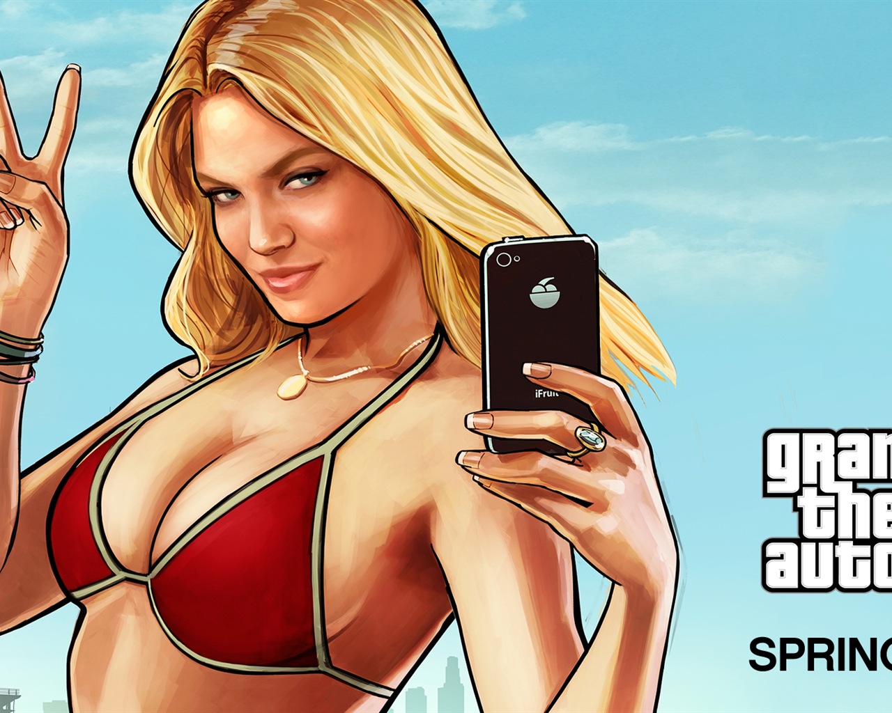 Grand Theft Auto V GTA 5 обои HD игры #5 - 1280x1024