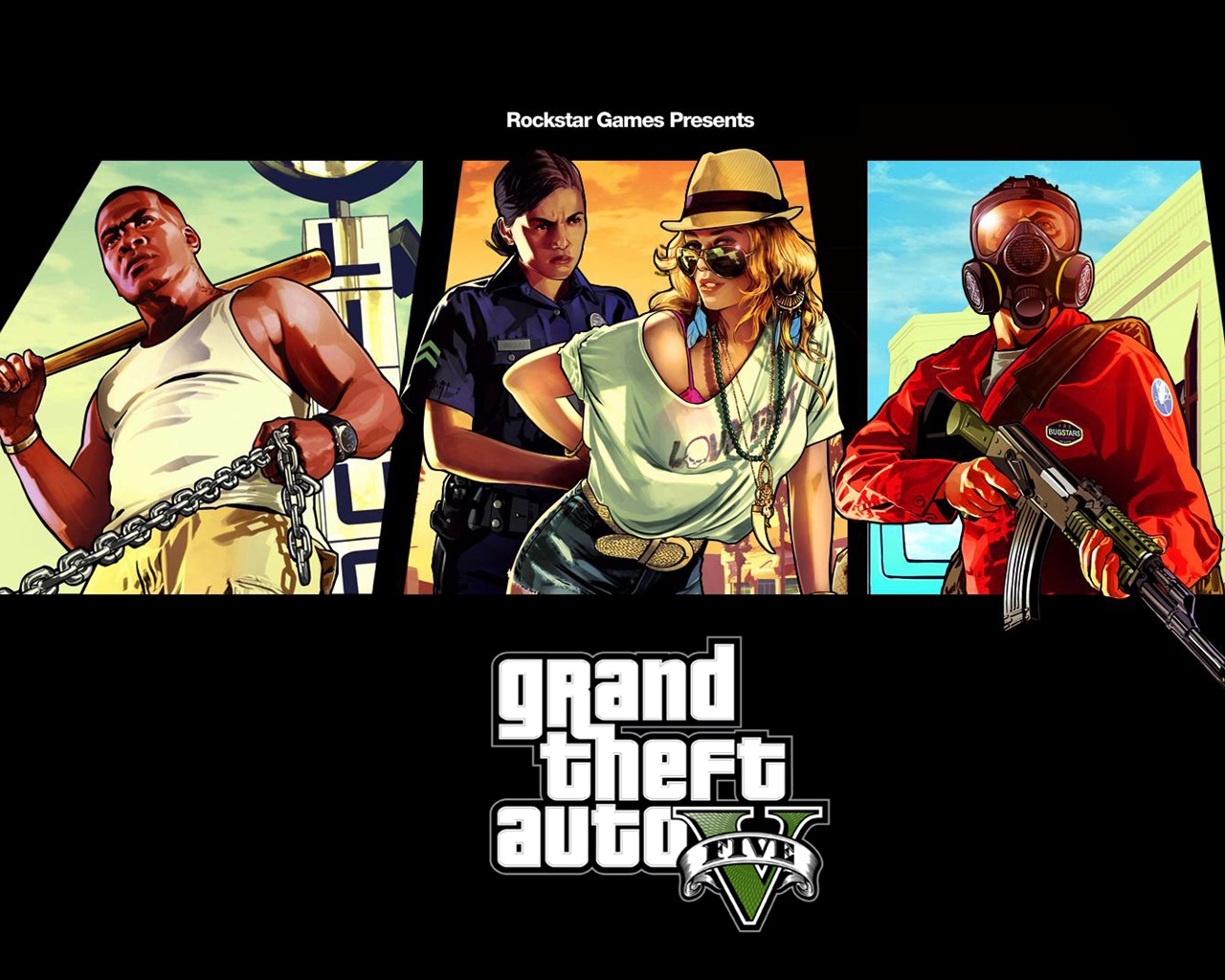 Grand Theft Auto V GTA 5 обои HD игры #6 - 1280x1024