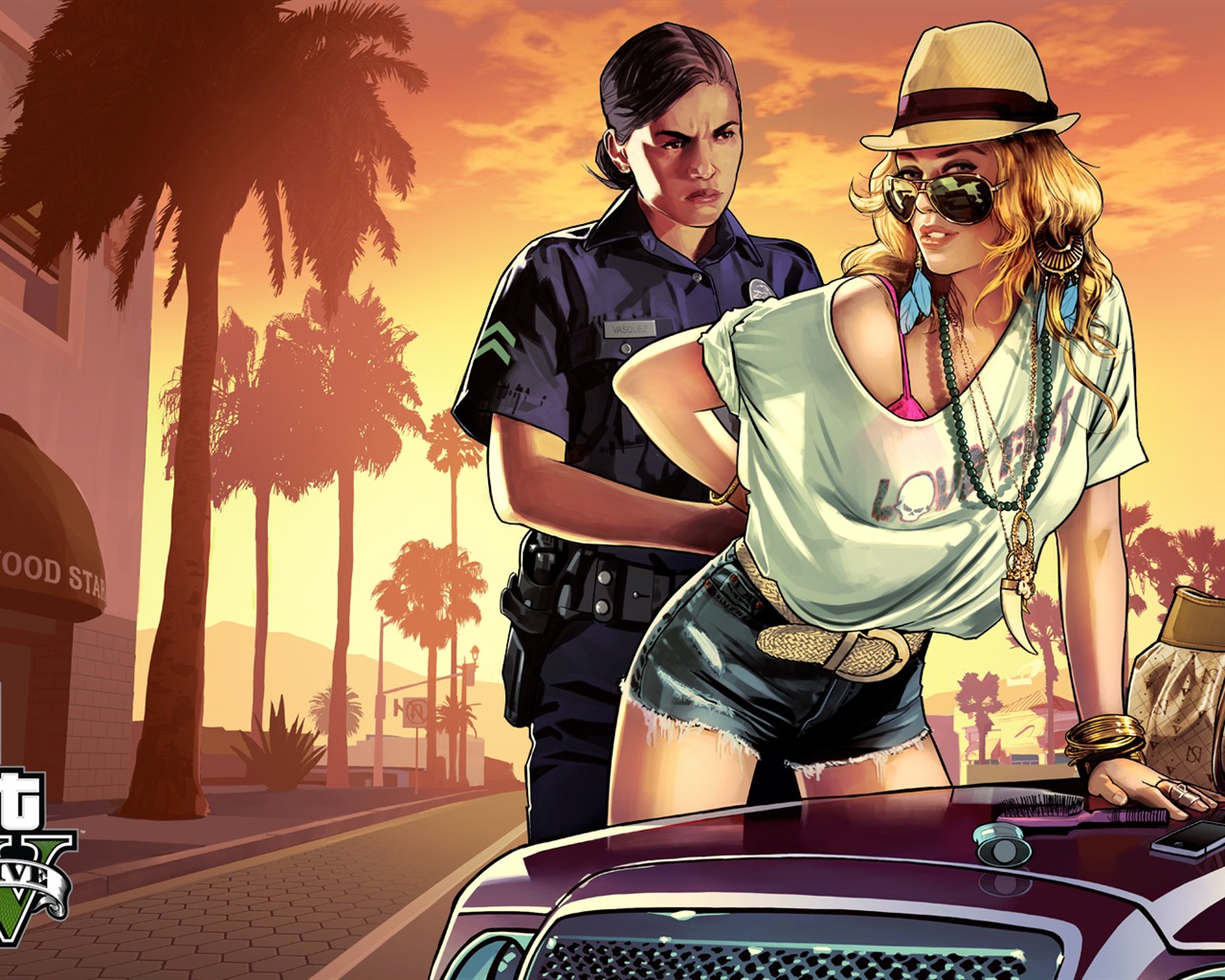 Grand Theft Auto V GTA 5 fonds d'écran de jeux HD #18 - 1280x1024