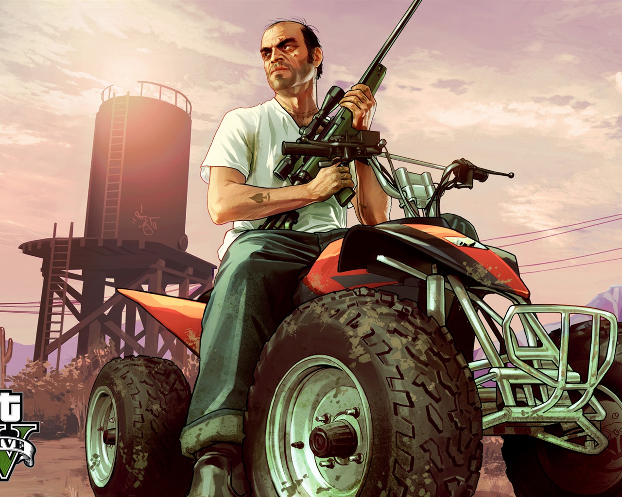 Grand Theft Auto V GTA 5 обои HD игры #19 - 1280x1024
