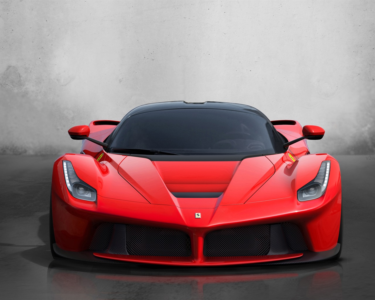 2013 Ferrari rouge LaFerrari supercar HD fonds d'écran #3 - 1280x1024