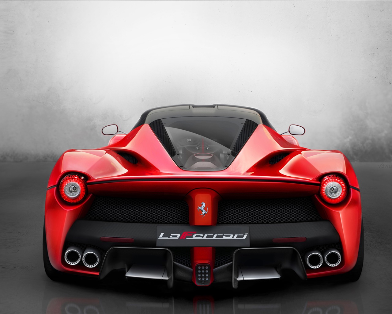 2013フェラーリLaFerrari赤いスーパーカーのHD壁紙 #5 - 1280x1024