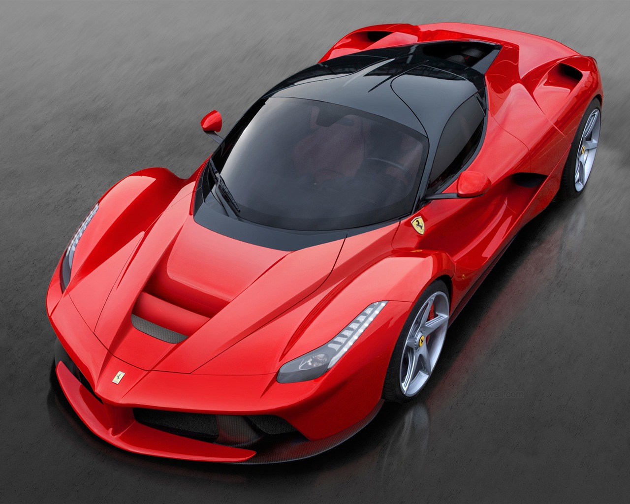 2013 Ferrari rouge LaFerrari supercar HD fonds d'écran #6 - 1280x1024