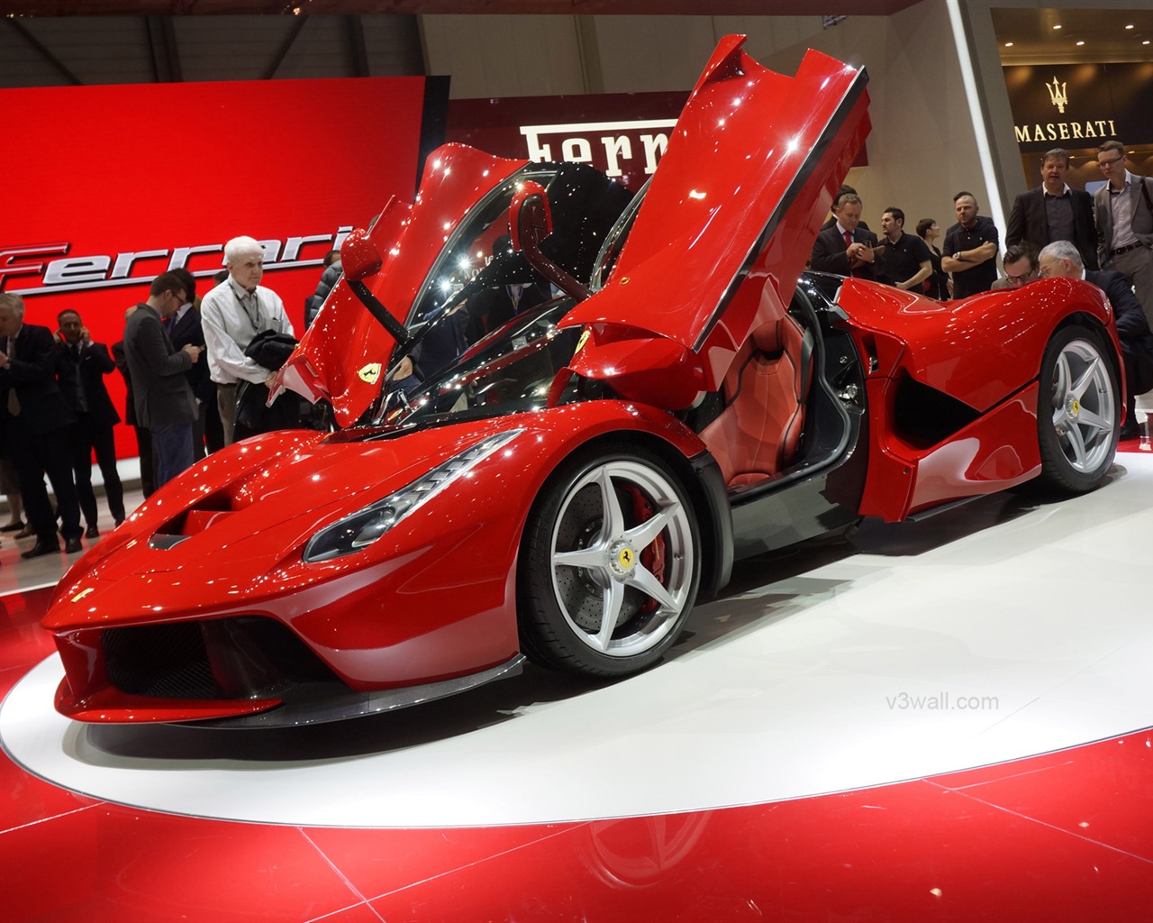2013 Ferrari supercar rojo LaFerrari HD fondos de pantalla #9 - 1280x1024