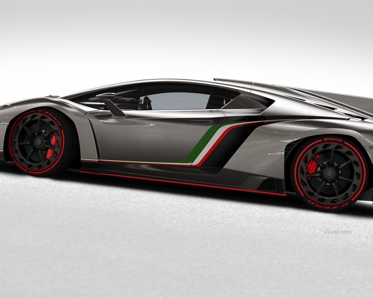 2013 Lamborghini Veneno 蘭博基尼Veneno豪華超級跑車高清壁紙 #3 - 1280x1024