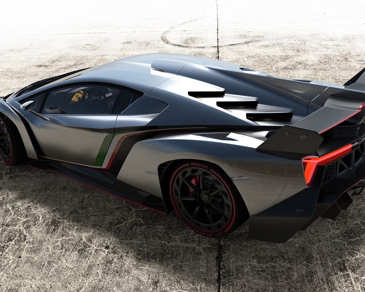 2013 Lamborghini Veneno роскошных суперкаров HD обои #6 - 1280x1024
