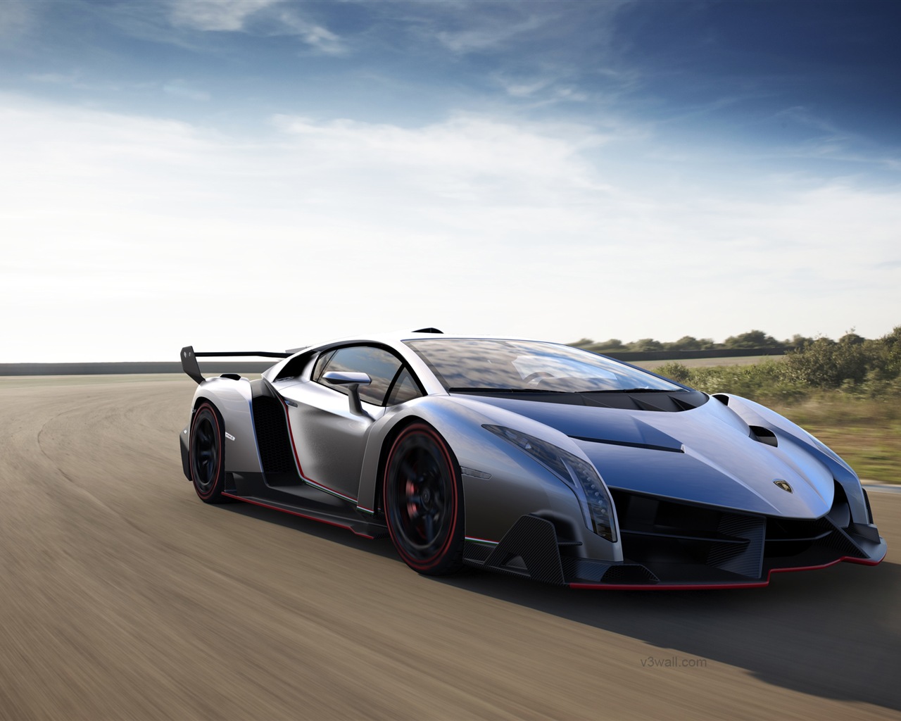 2013 Lamborghini Veneno superdeportivo de lujo HD fondos de pantalla #7 - 1280x1024