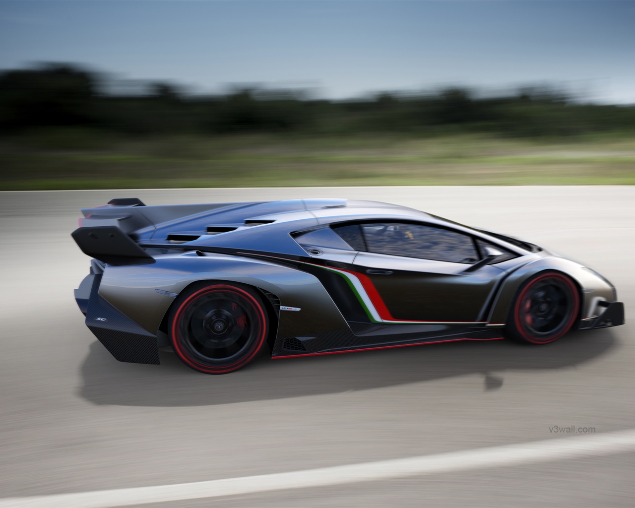 2013 Lamborghini Veneno superdeportivo de lujo HD fondos de pantalla #8 - 1280x1024