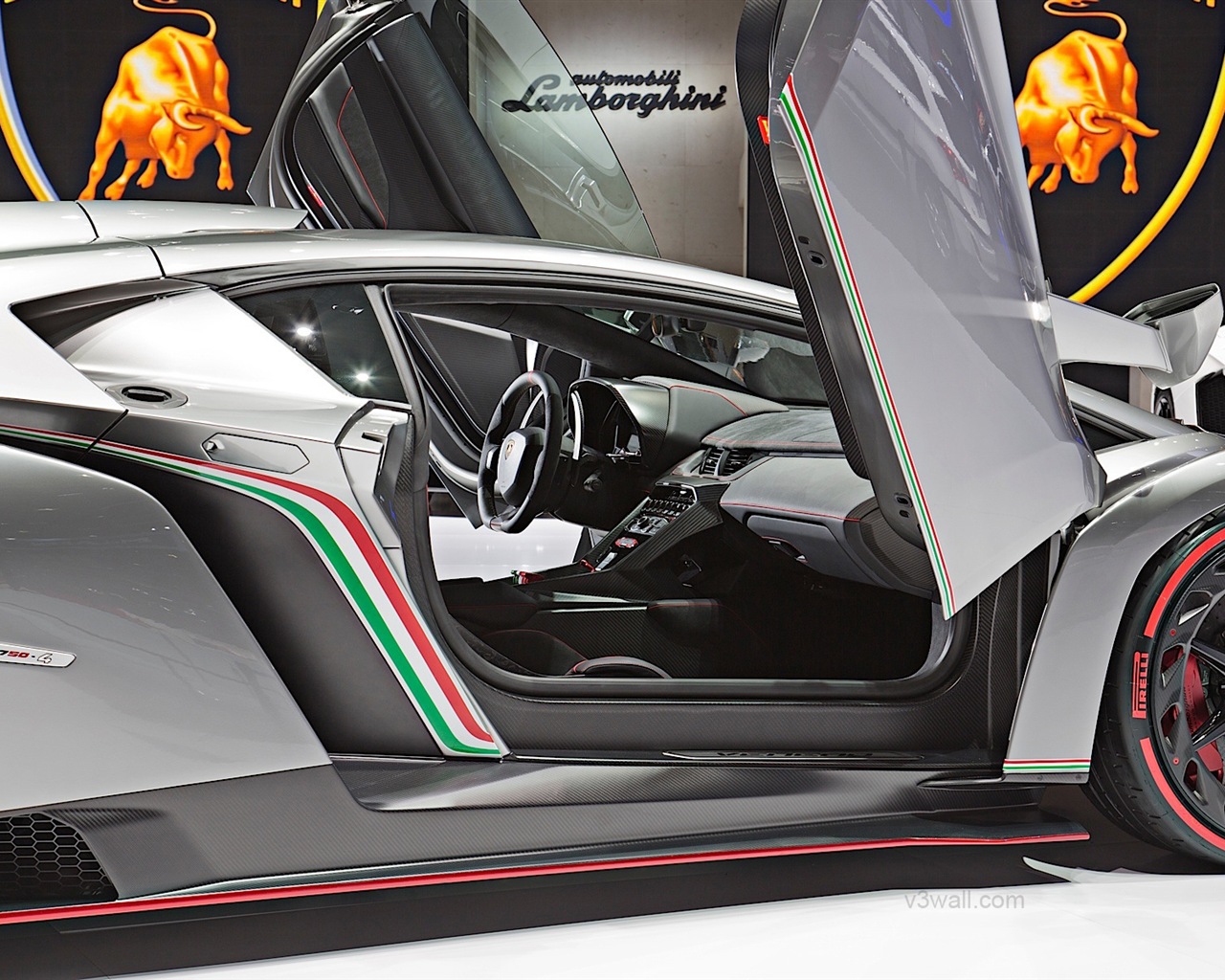 2013 Lamborghini Veneno superdeportivo de lujo HD fondos de pantalla #11 - 1280x1024