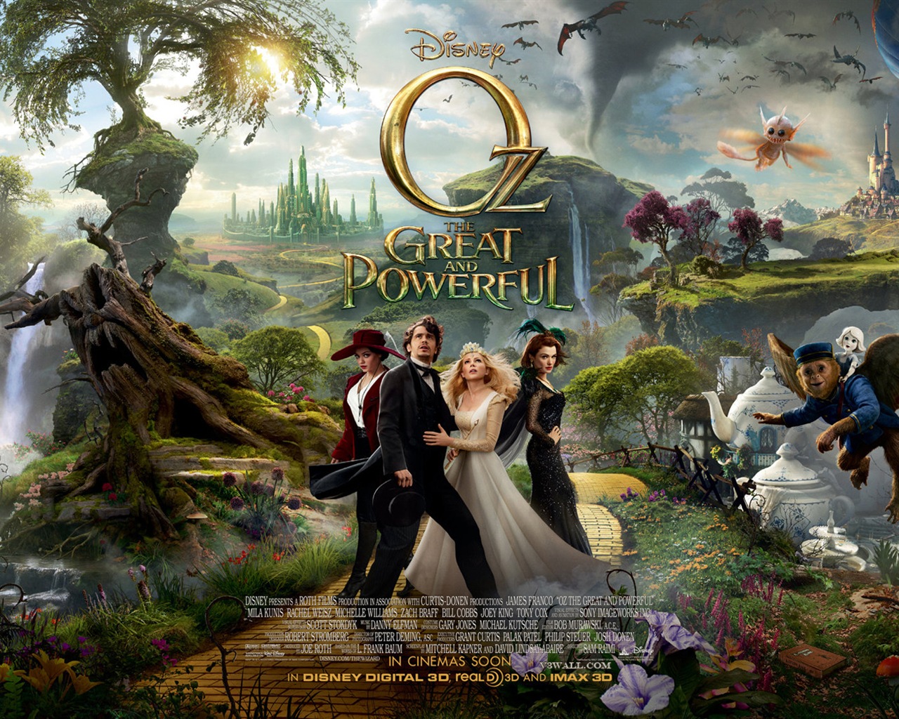 Oz The Great and Powerful 绿野仙踪 高清壁纸20 - 1280x1024