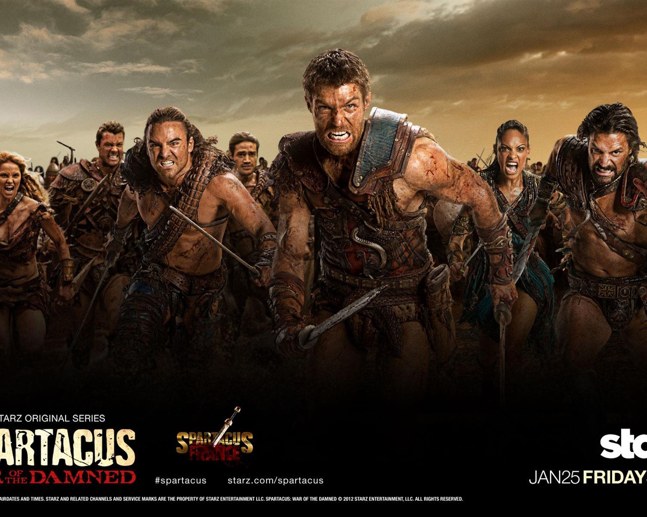 Spartacus: War of the Damned 斯巴达克斯：亡者之役 高清壁纸1 - 1280x1024
