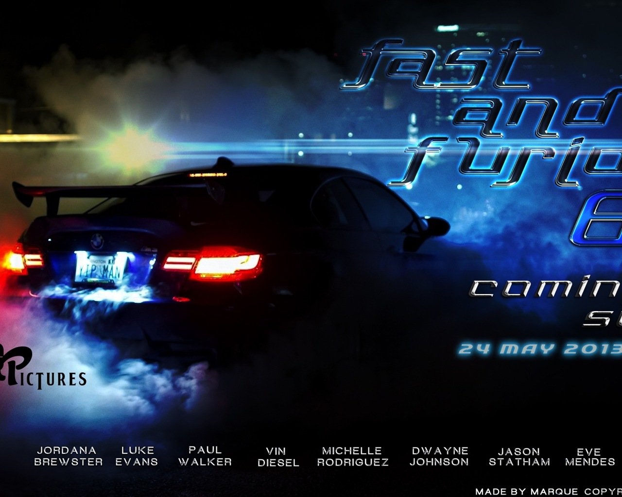 Fast And Furious 6 速度与激情6 高清电影壁纸3 - 1280x1024
