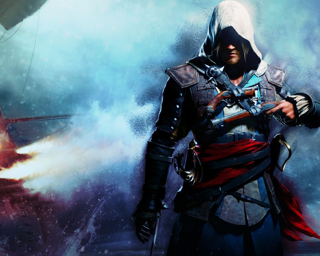 Creed IV Assassin: Black Flag HD wallpapers #2 - 1280x1024