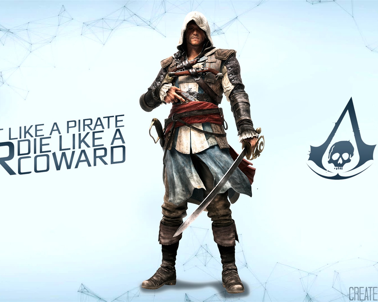 Creed IV Assassin: Black Flag HD wallpapers #3 - 1280x1024