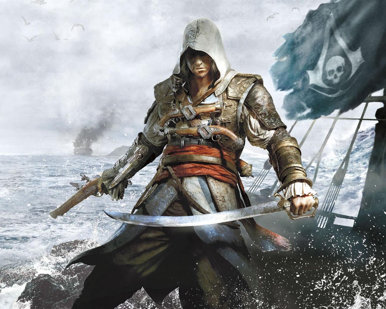 Creed IV Assassin: Black Flag HD wallpapers #7 - 1280x1024