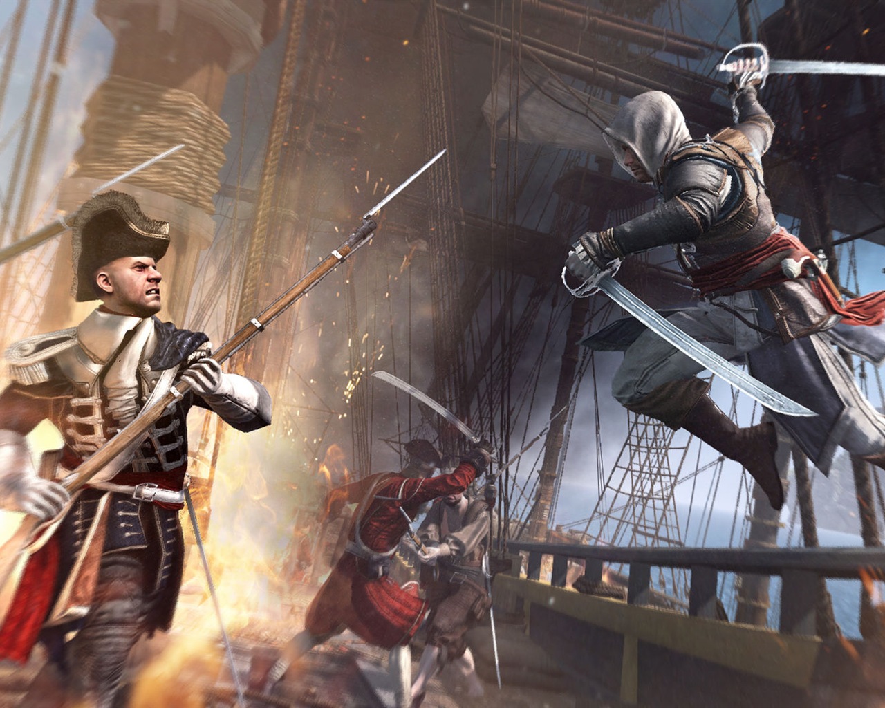 Creed IV Assassin: Black Flag HD wallpapers #12 - 1280x1024