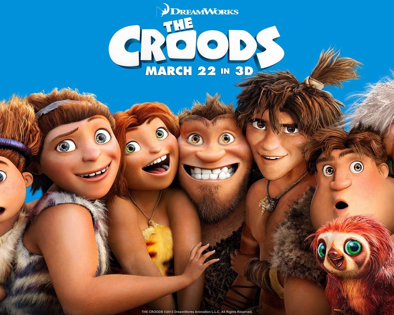 V Croods HD Movie Wallpapers #3 - 1280x1024