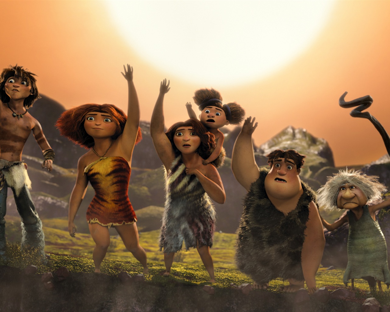 V Croods HD Movie Wallpapers #4 - 1280x1024