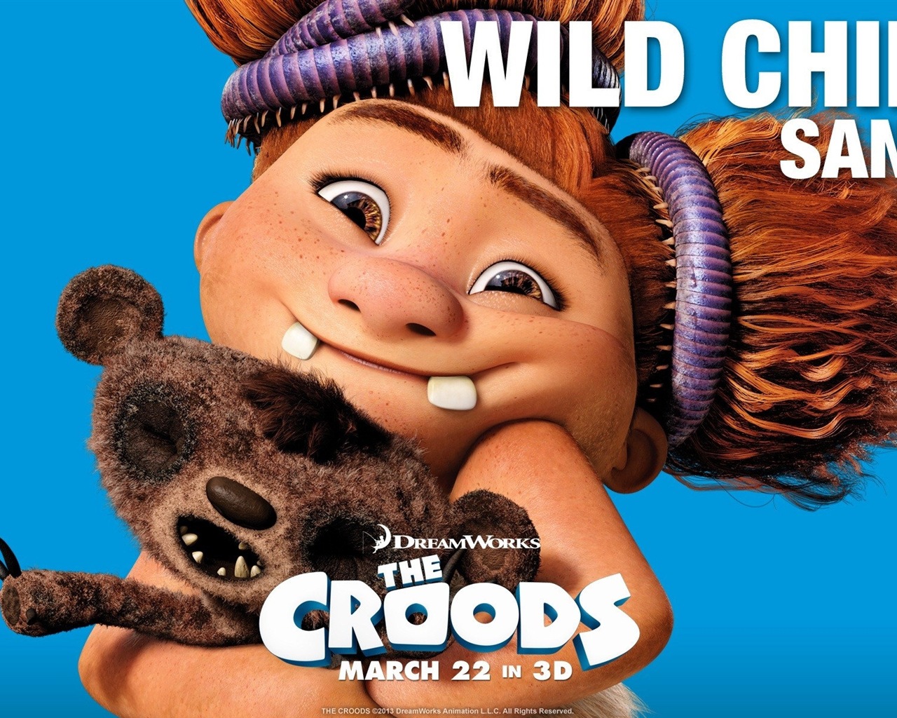 V Croods HD Movie Wallpapers #9 - 1280x1024