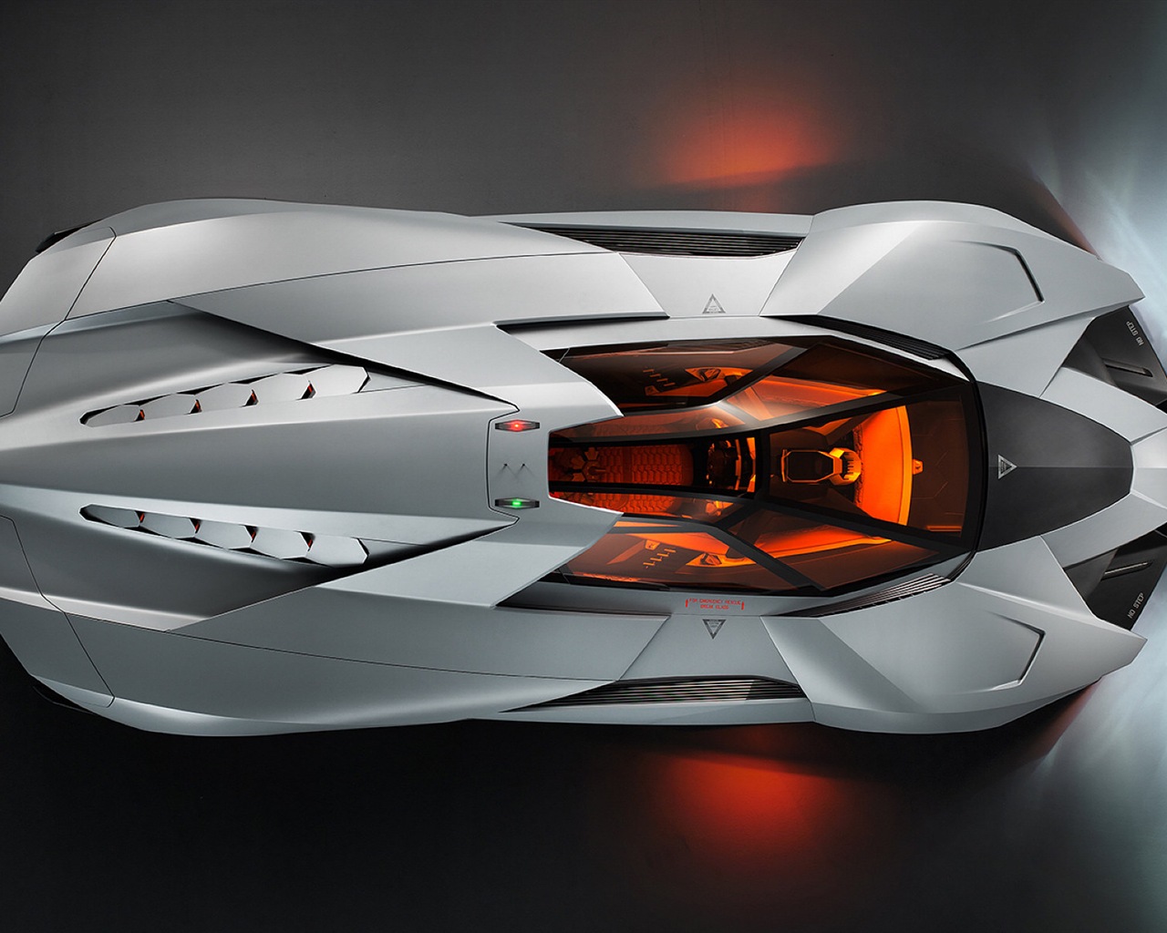 Lamborghini Concept Egoista supersport HD tapety na plochu #2 - 1280x1024