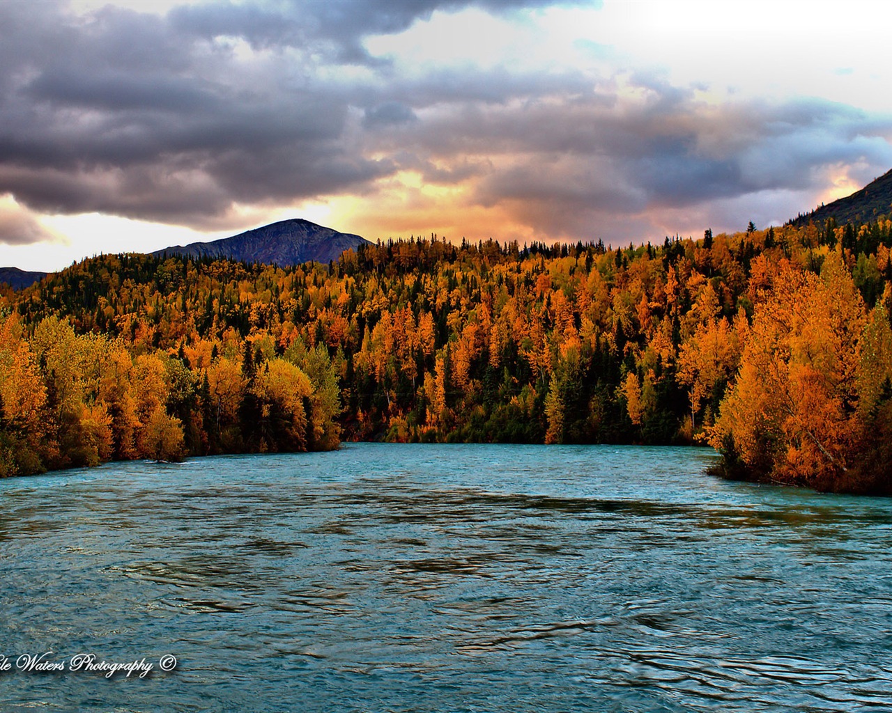 Windows 8 Theme Wallpaper: Alaska Landschaft #1 - 1280x1024