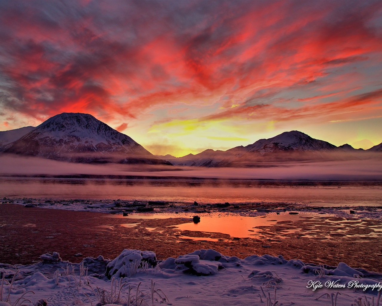 윈도우 8 테마 배경 화면 : 알래스카 풍경 #11 - 1280x1024
