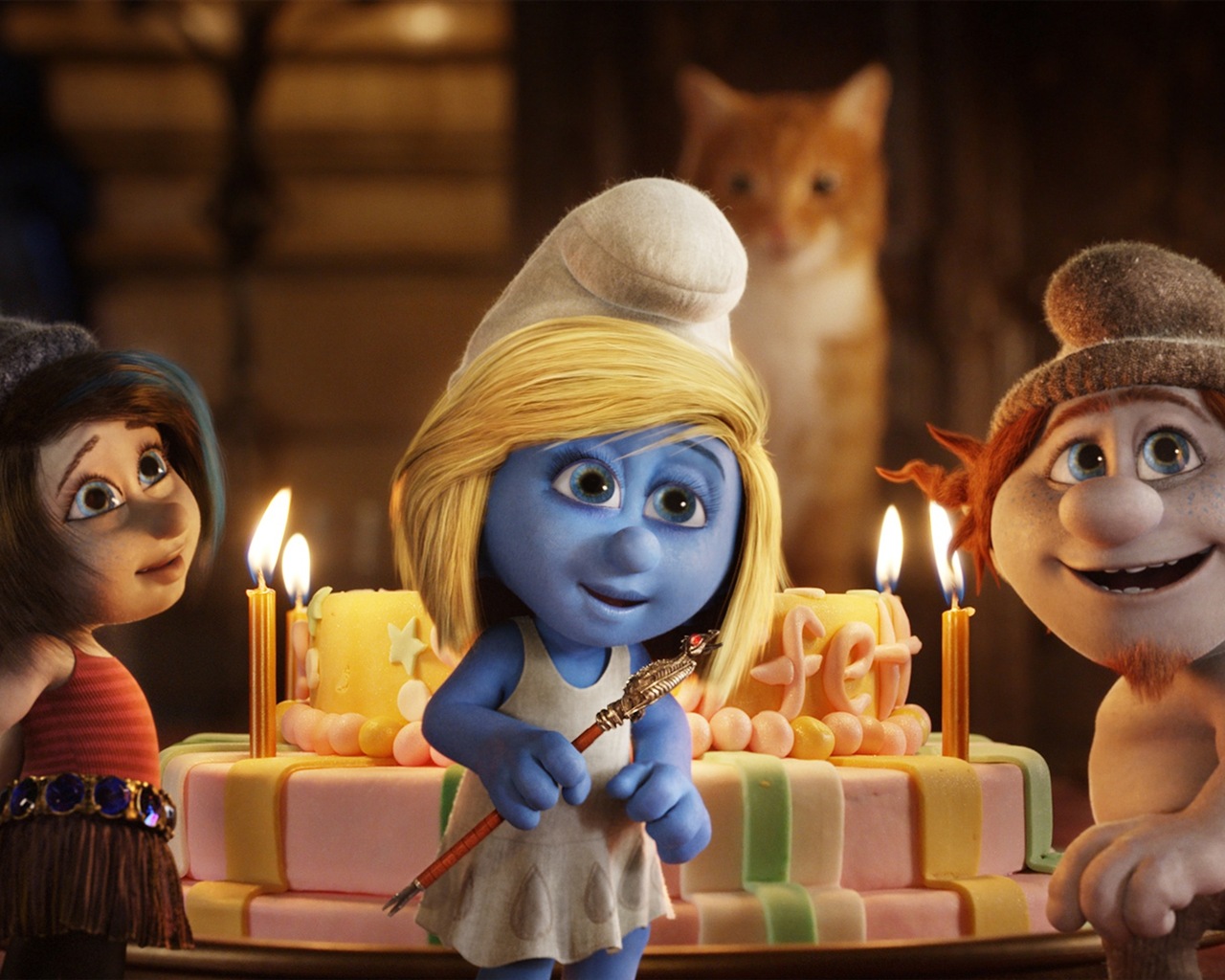 The Smurfs 2 藍精靈2 高清電影壁紙 #2 - 1280x1024