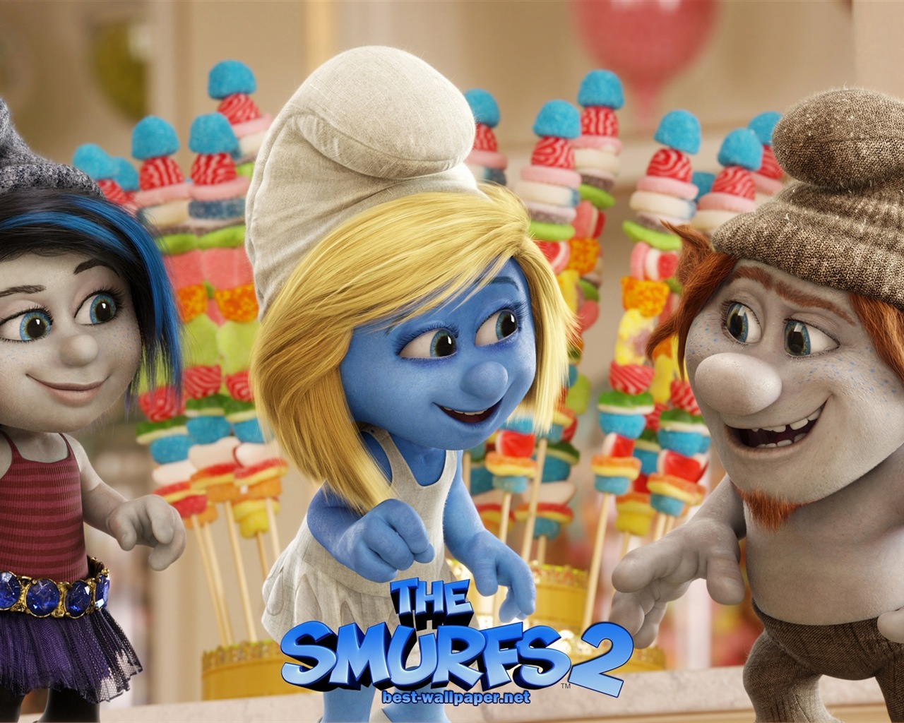 The Smurfs 2 藍精靈2 高清電影壁紙 #5 - 1280x1024
