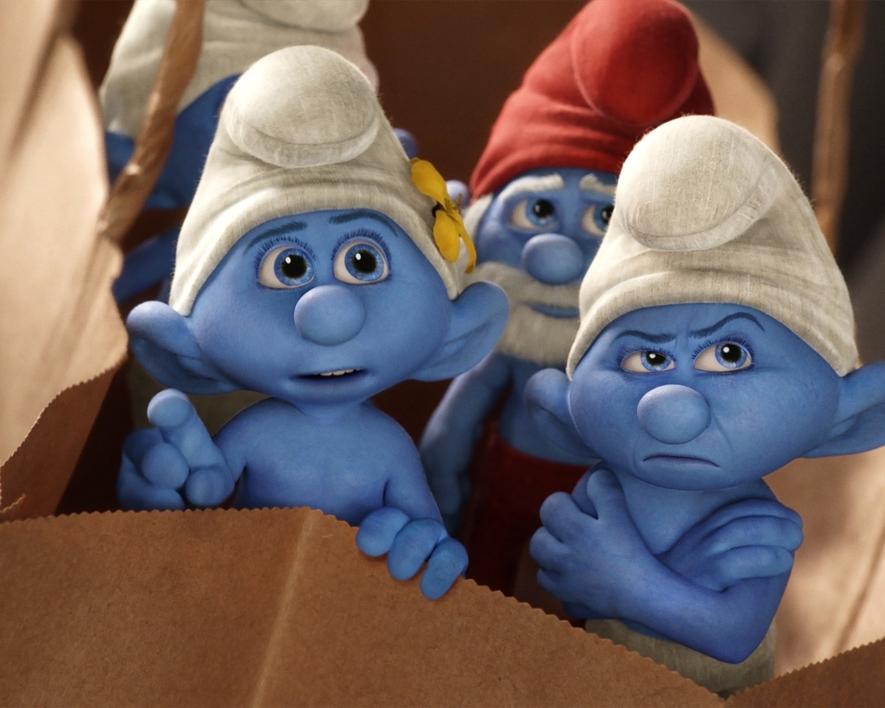 The Smurfs 2 藍精靈2 高清電影壁紙 #12 - 1280x1024