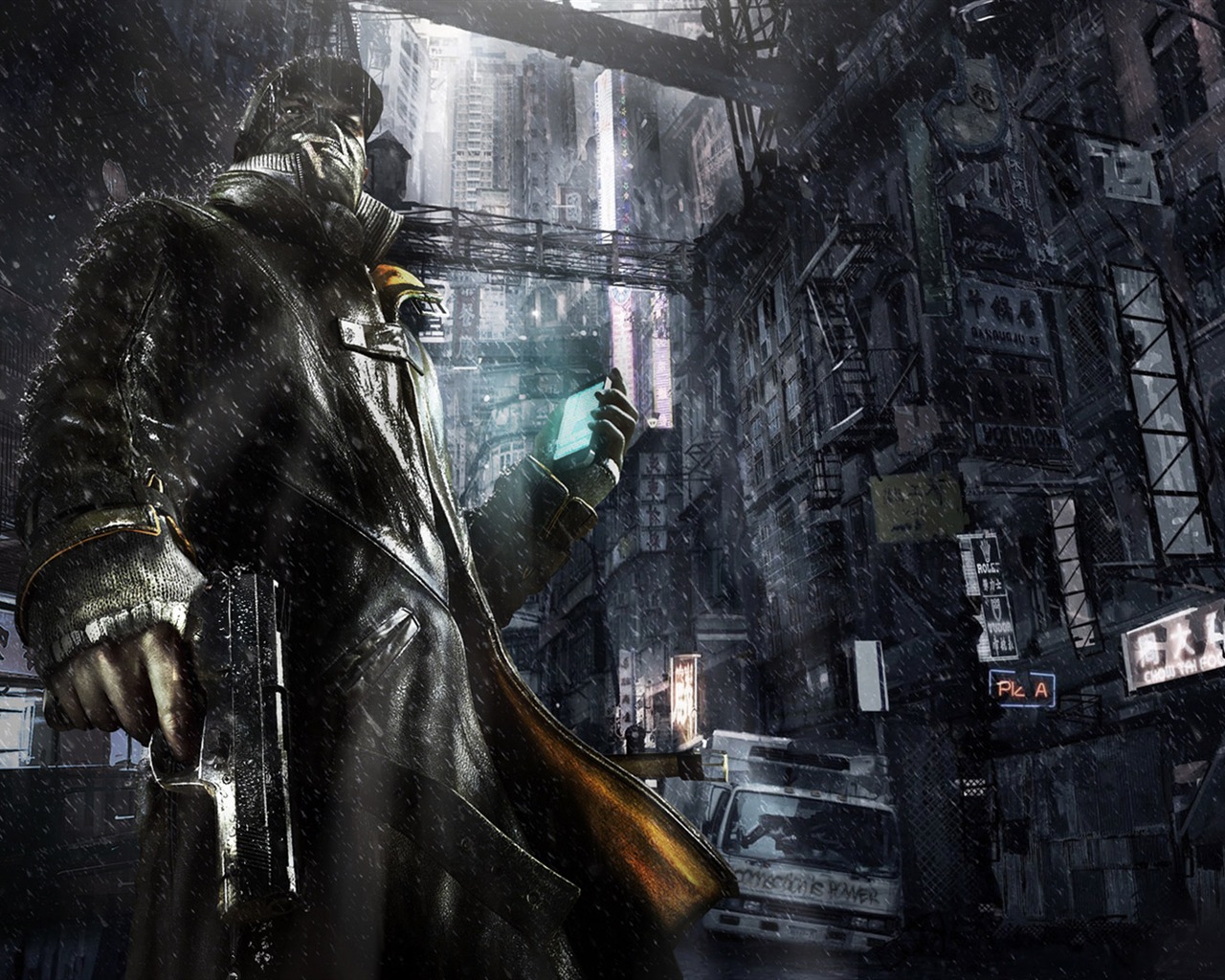 Watch Dogs 犬を見る、2013ゲームのHDの壁紙 #15 - 1280x1024