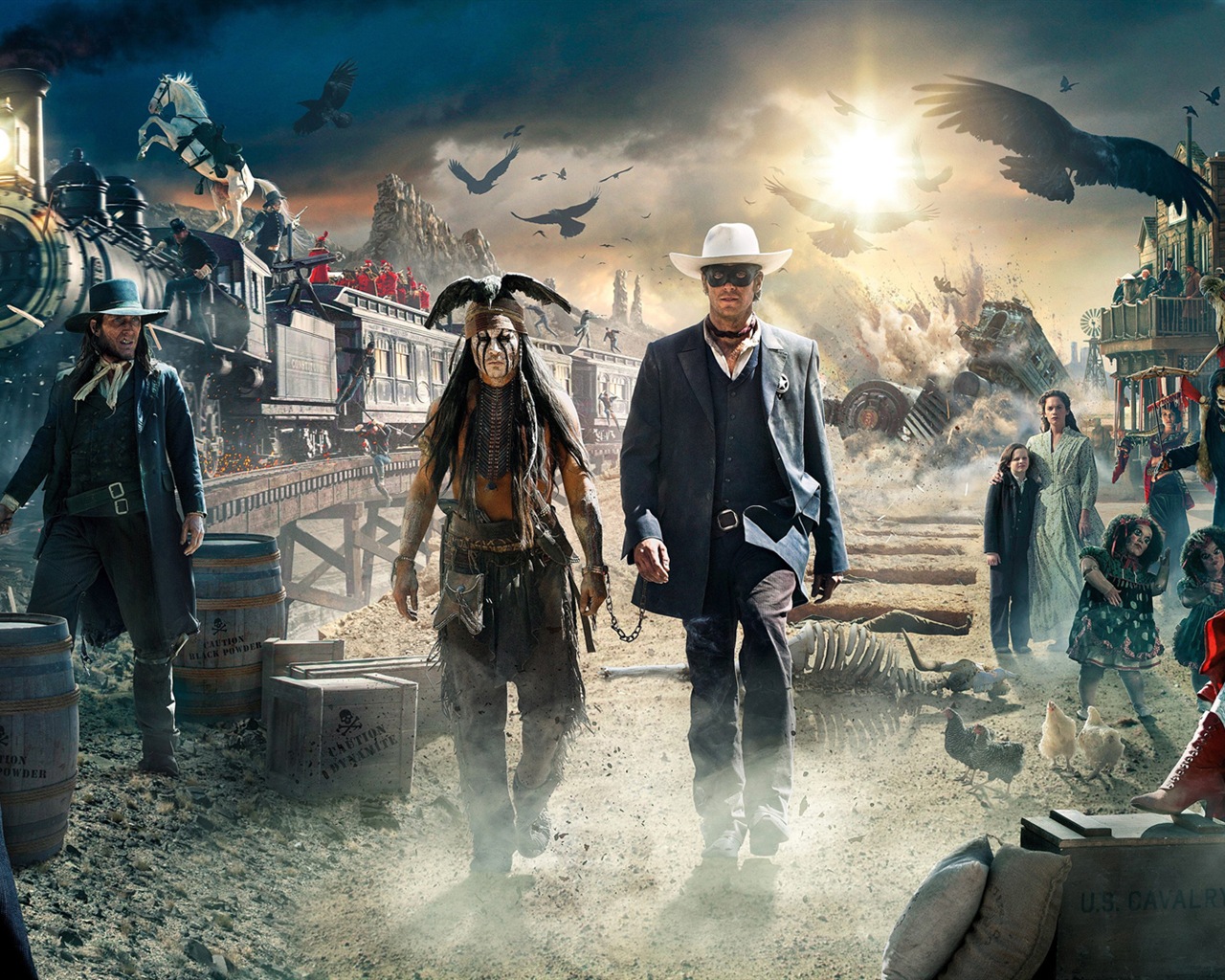 The Lone Ranger HD movie wallpapers #20 - 1280x1024