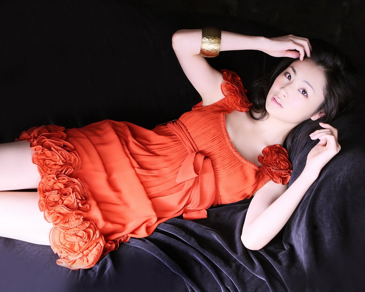 Tantan Hayashi японская актриса HD обои #1 - 1280x1024