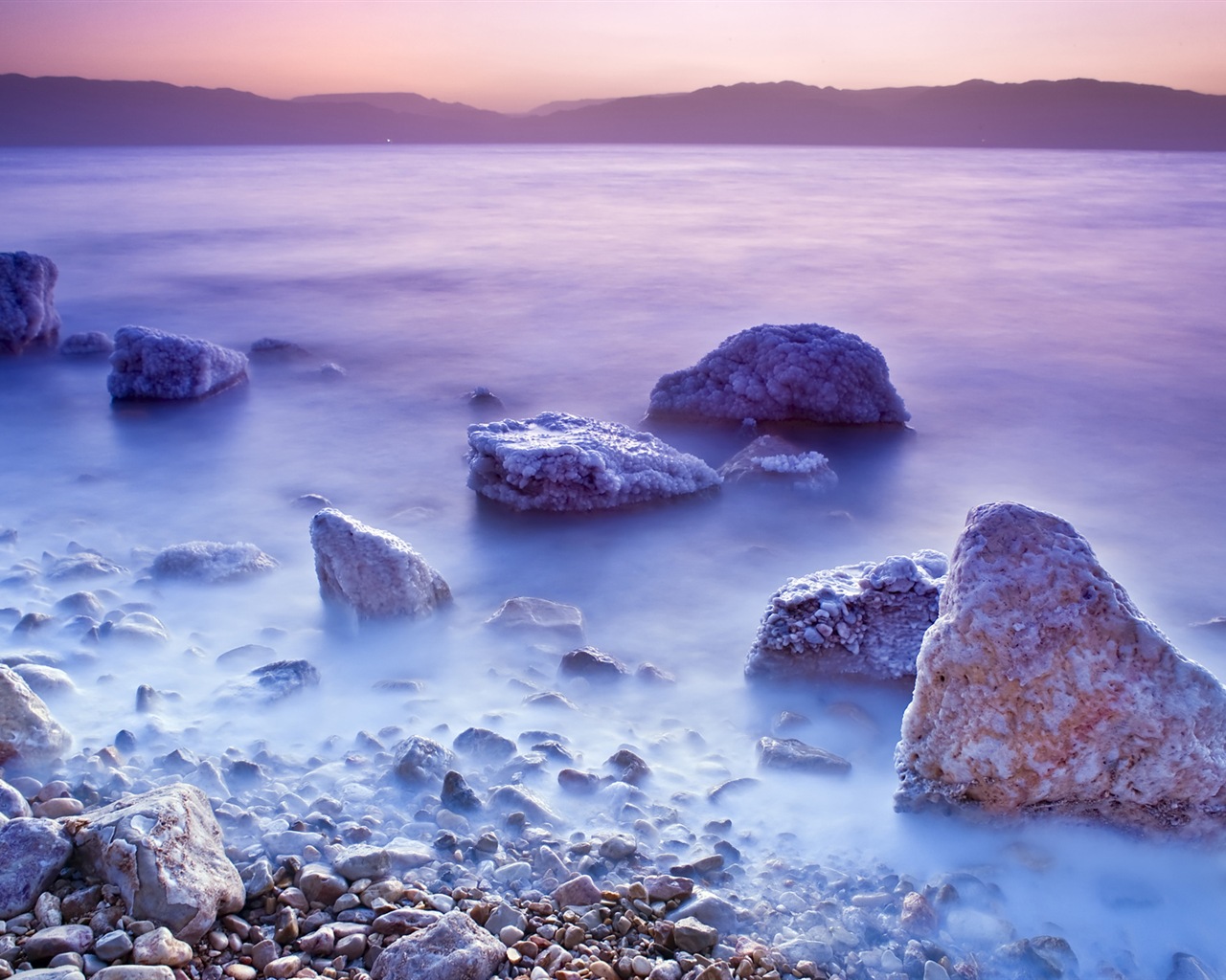 Dead Sea paysages magnifiques fonds d'écran HD #1 - 1280x1024