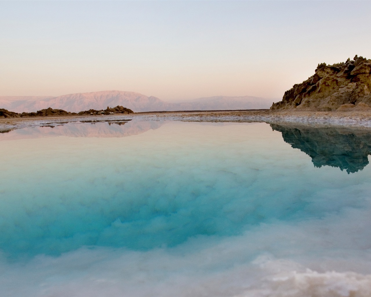 Dead Sea hermosos paisajes HD wallpapers #2 - 1280x1024