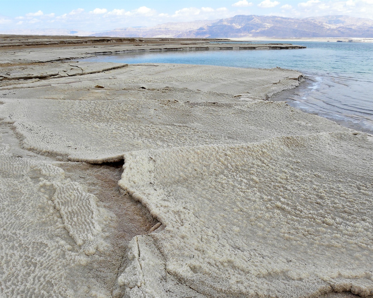 Dead Sea paysages magnifiques fonds d'écran HD #4 - 1280x1024