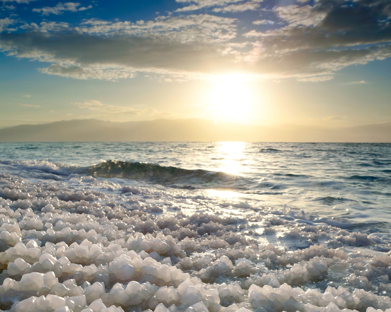 Dead Sea paysages magnifiques fonds d'écran HD #5 - 1280x1024
