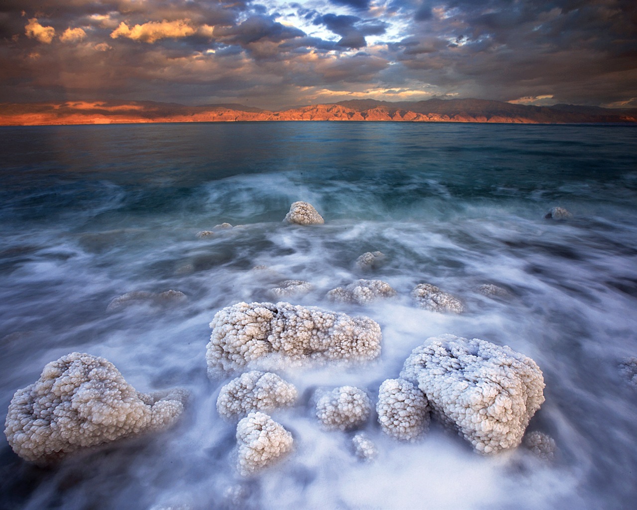 Dead Sea schöne Landschaft HD Wallpaper #9 - 1280x1024