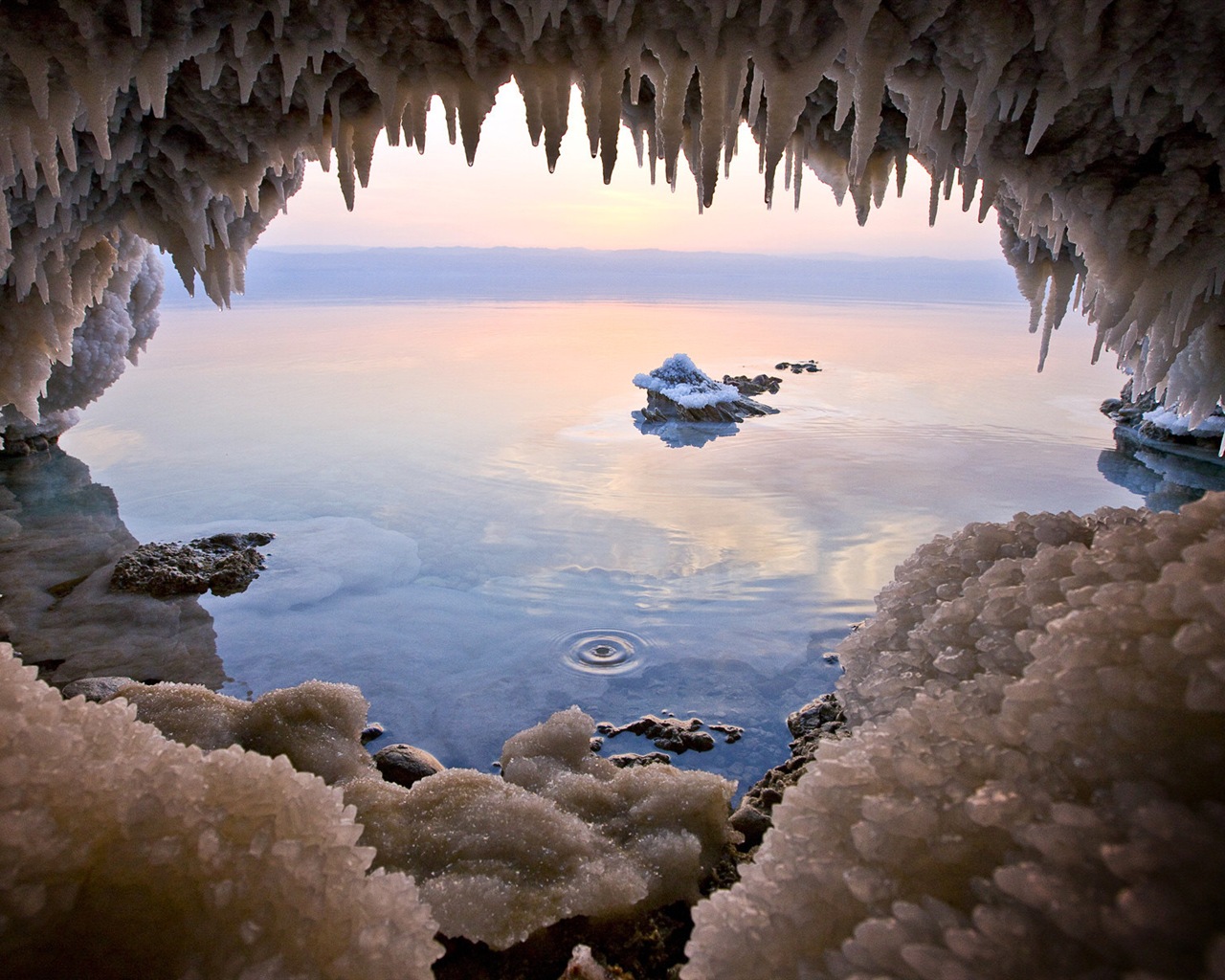 Dead Sea paysages magnifiques fonds d'écran HD #10 - 1280x1024