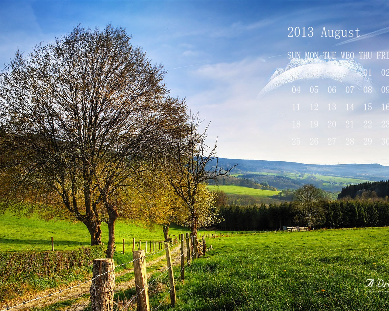 08 2013 calendario fondo de pantalla (1) #5 - 1280x1024