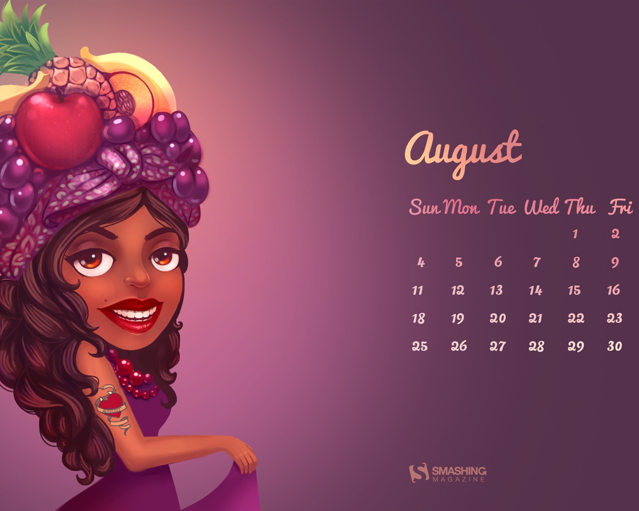 August 2013 Kalender Wallpaper (1) #20 - 1280x1024