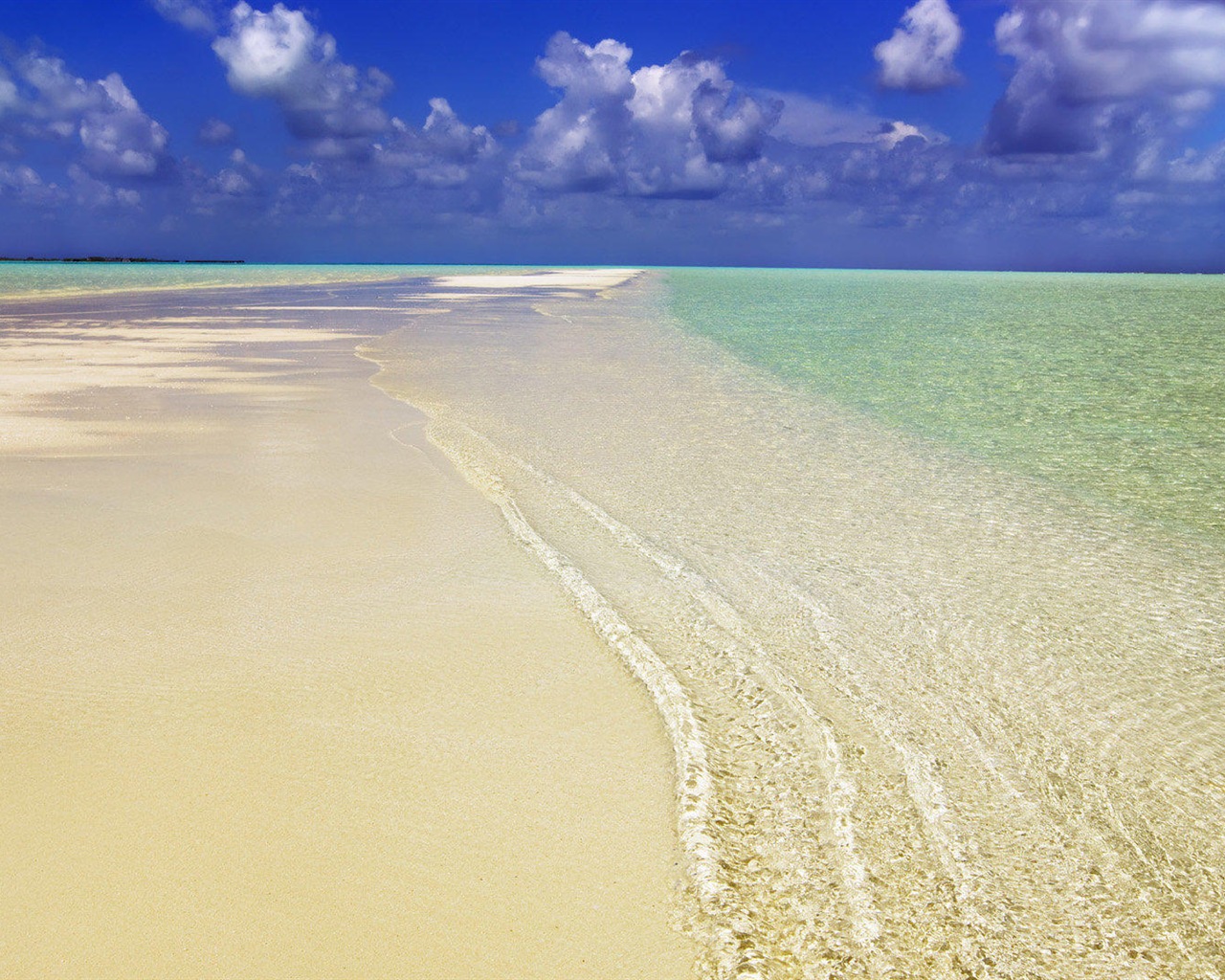 Azul del mar costa paisaje HD wallpapers #5 - 1280x1024
