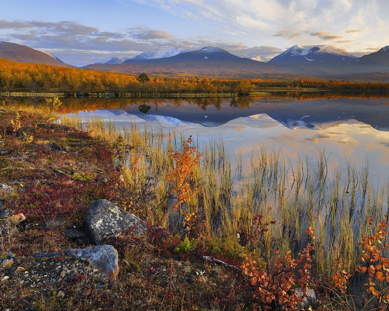 Švédsko sezón přírodní krásy HD tapety na plochu #8 - 1280x1024