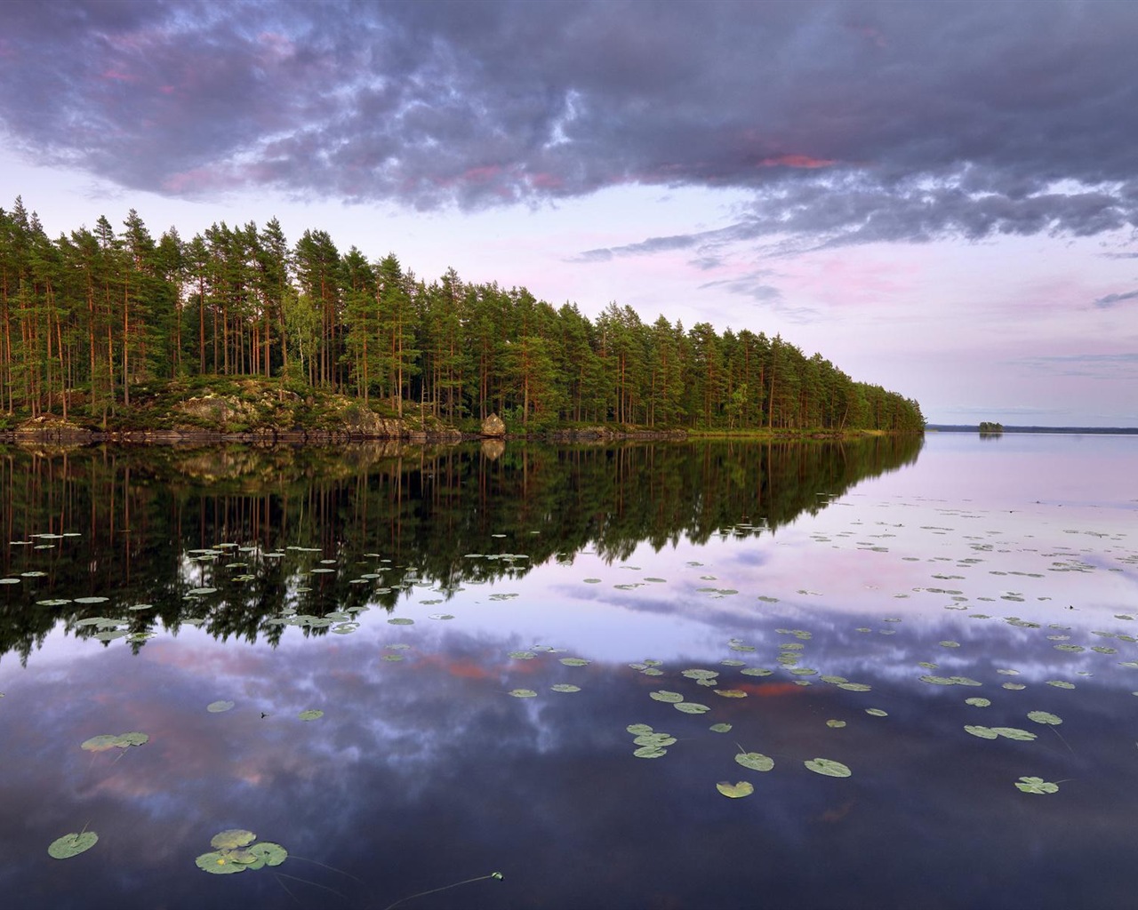 Švédsko sezón přírodní krásy HD tapety na plochu #9 - 1280x1024