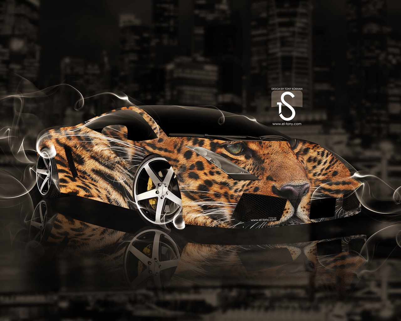Creative dream car design wallpaper, Animal automotive #10 - 1280x1024